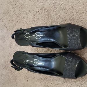 Jessica Simpson size 7 heels toe peep sandals